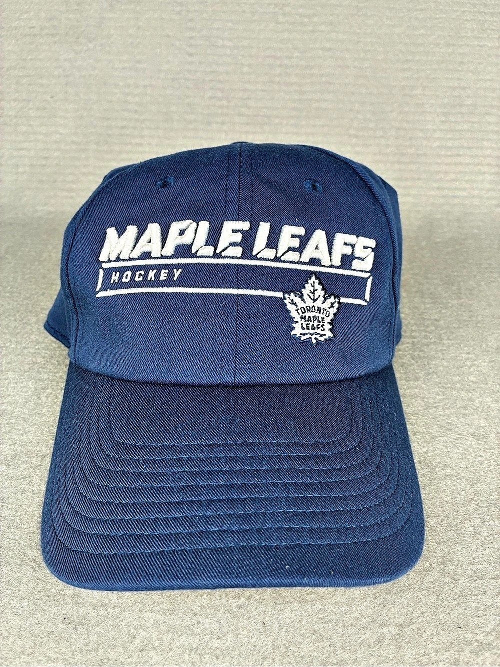 Toronto Maple Leafs NHL Hockey Fanatics Authentic Pro Adjustable Hat Blue White